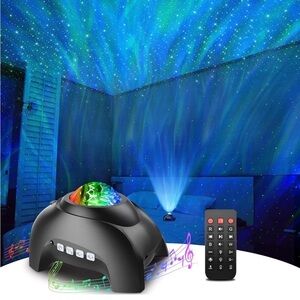 Rossetta Star Projector Galaxy Projector LED. Bluetooth Speaker & White Noise